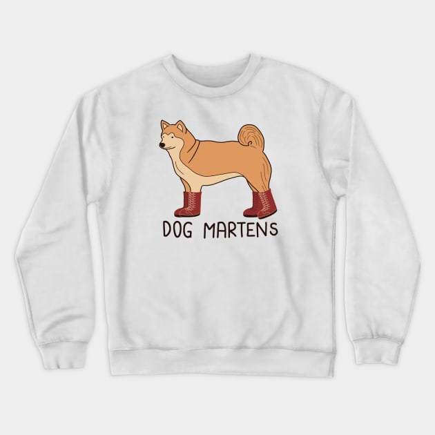 Dog Martens Crewneck Sweatshirt by aaalou